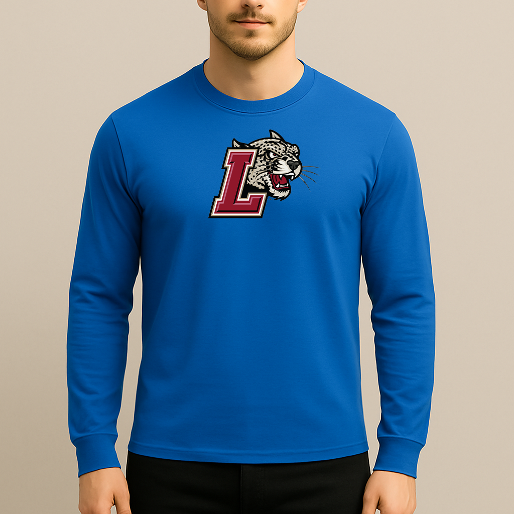 Men's Lafayette Leopards Logo Long Sleeve T-Shirt