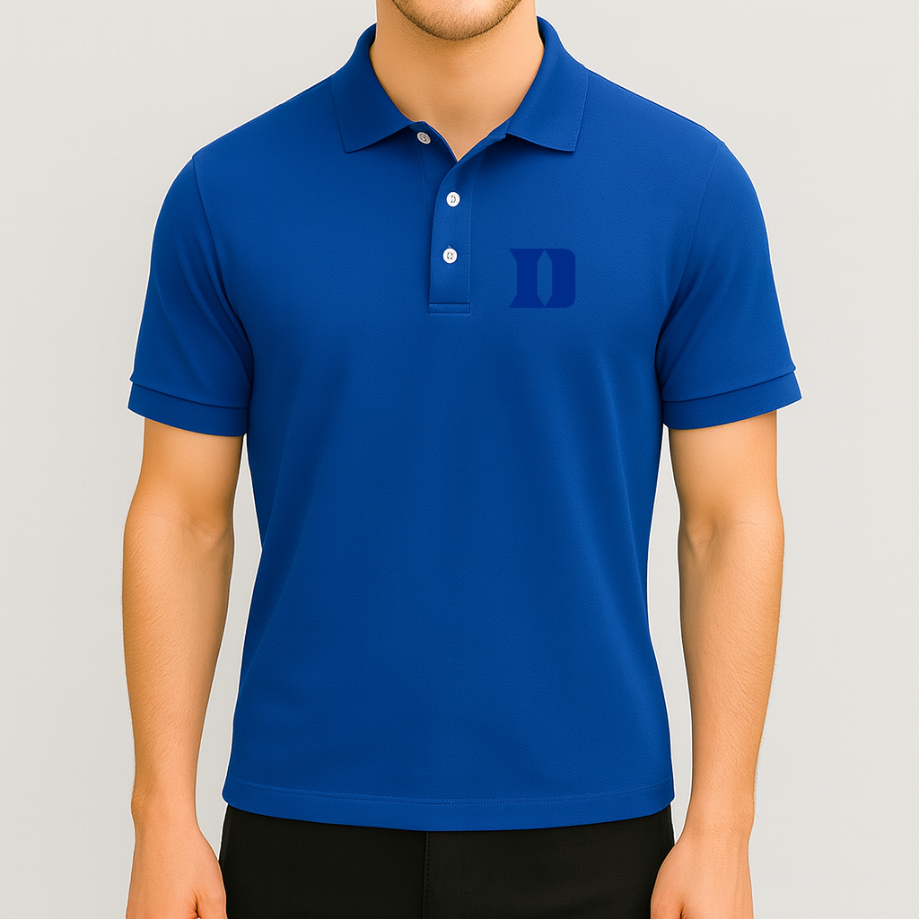 Men's Duke Blue Devils Logo Dry Blend Polo