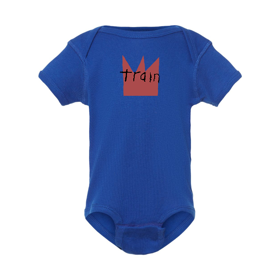Train Logo Baby Romper Onesie