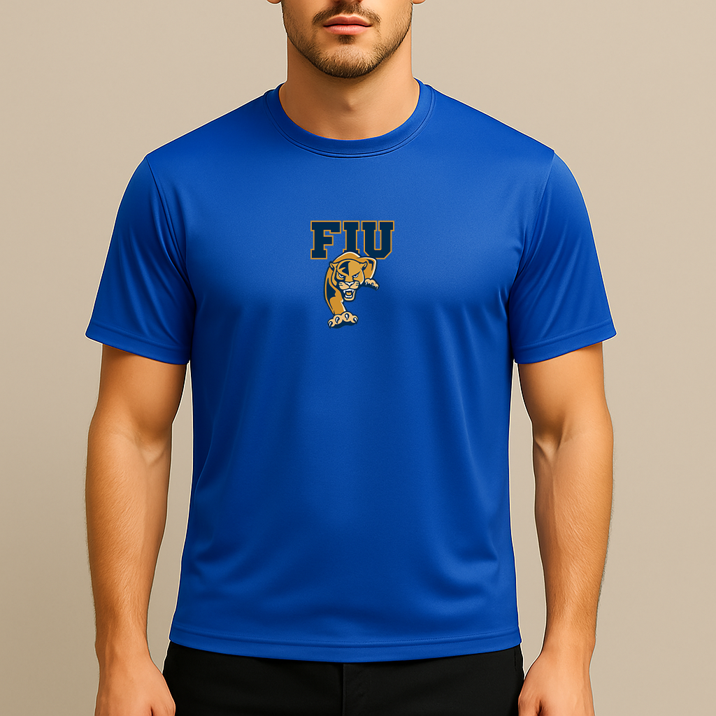 Men's FIU Panthers Logo Polyester T-Shirt