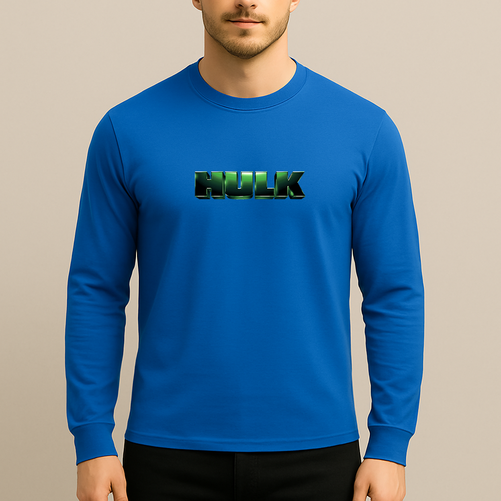 The Hulk Marvel Superhero Long Sleeve T-Shirt