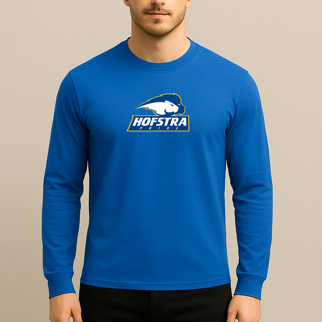 Men's Hofstra Pride Logo Long Sleeve T-Shirt