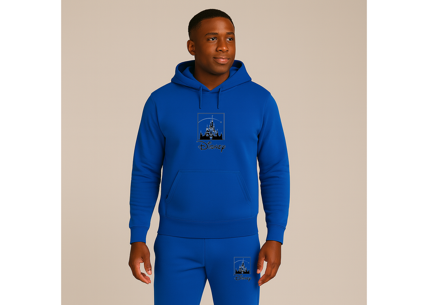 Men's Walt Disney Cartoon Hoodie Joggers Set