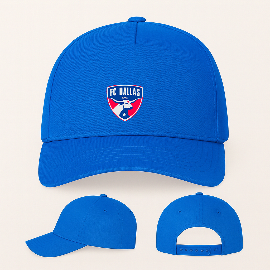 FC Dallas Soccer Logo Five Panel Twill Snapback Cap