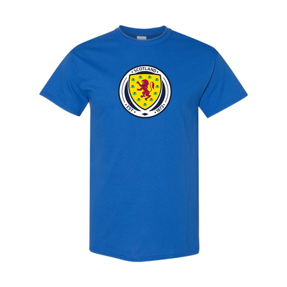 Men's Scotland National Soccer Team Cotton T-Shirt