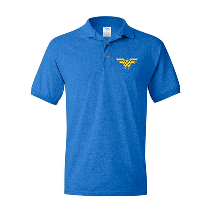 Men's Wonder Woman Superhero Dry Blend Polo