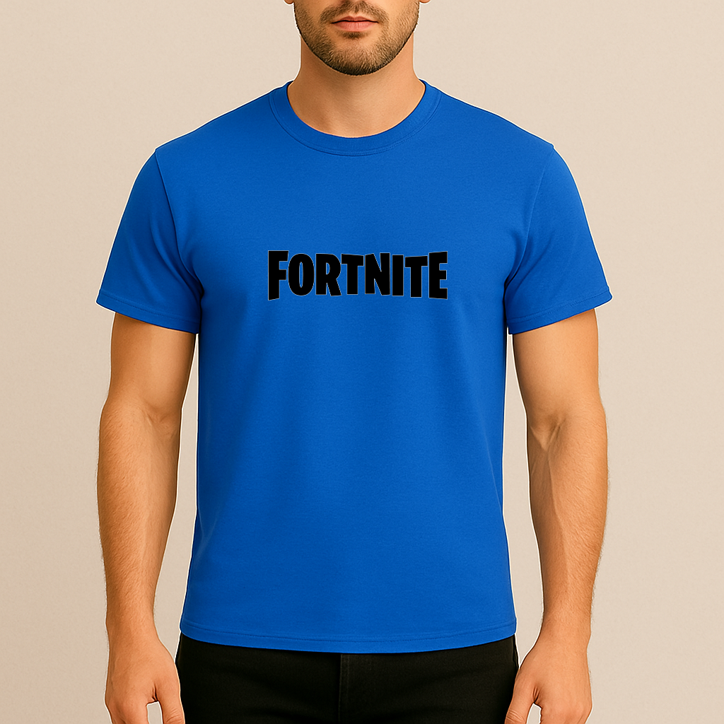Men's Fortnite Battle Royale Game Cotton T-Shirt
