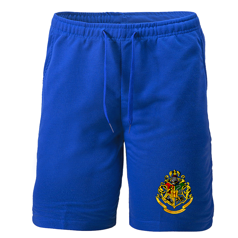 Men's Hogwarts Emblem Harry Potter Movie Athletic Fleece Shorts