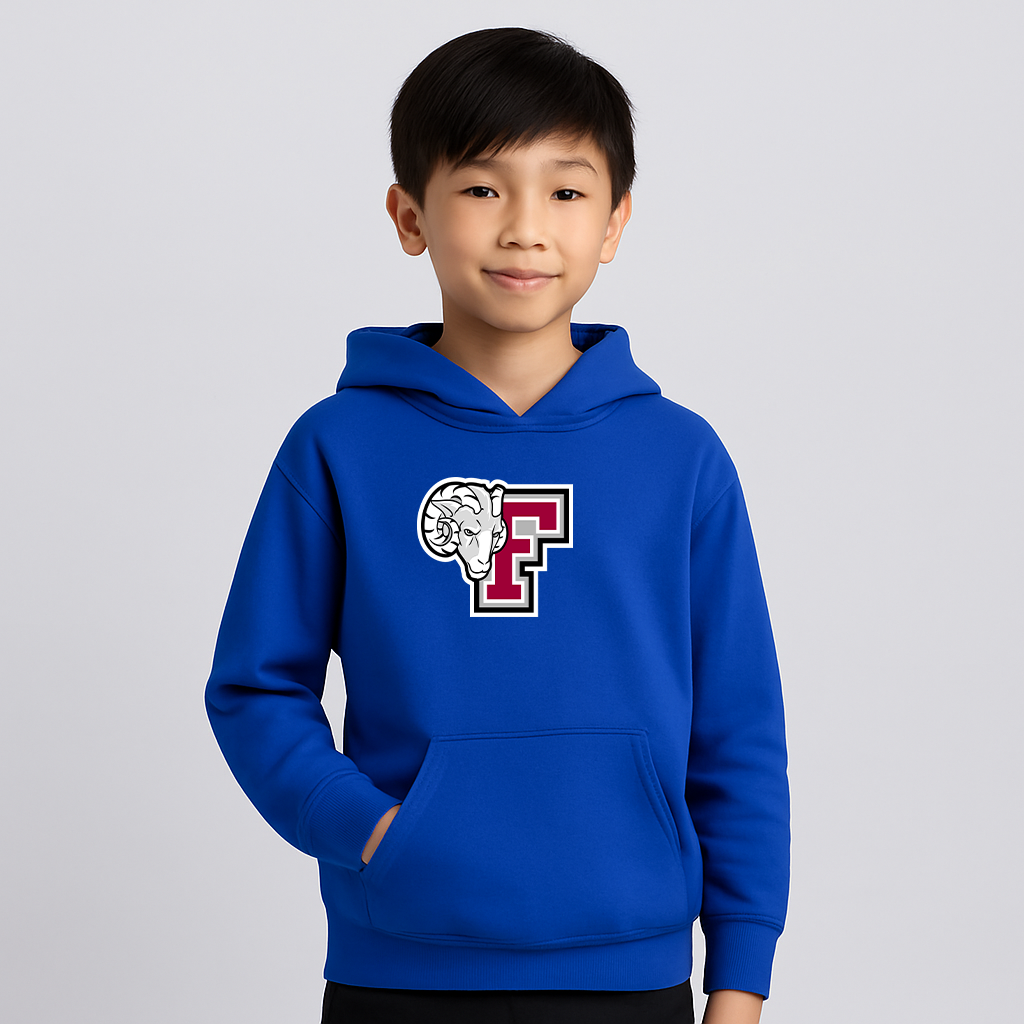 Youth Fordham Rams Logo Pullover Hoodie