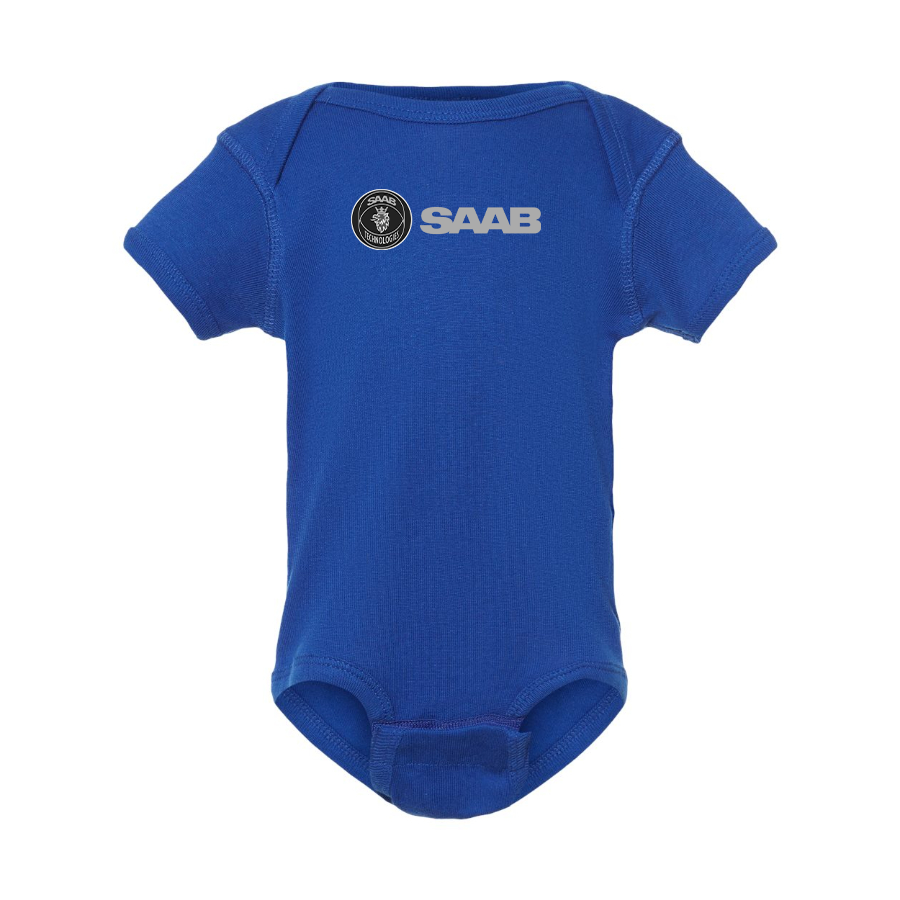 Saab Logo Baby Romper Onesie