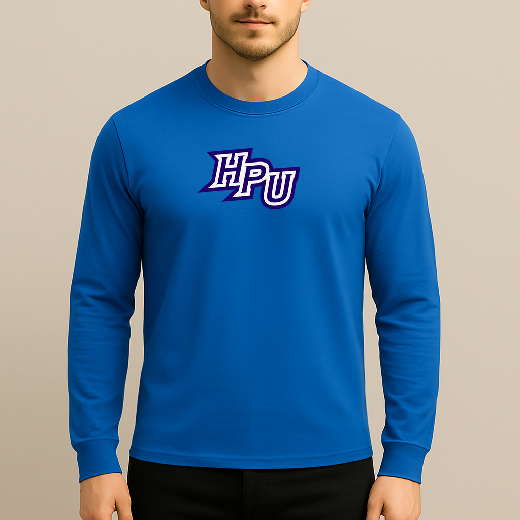 Men's High Point Panthers Logo Long Sleeve T-Shirt