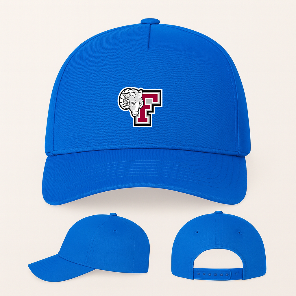 Fordham Rams Logo Five Panel Twill Snapback Cap