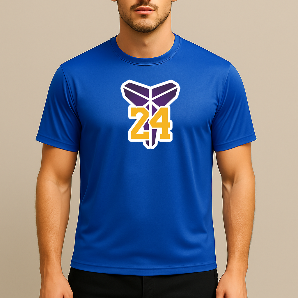 Men's Kobe Bryant Mamba 24 Polyester T-Shirt
