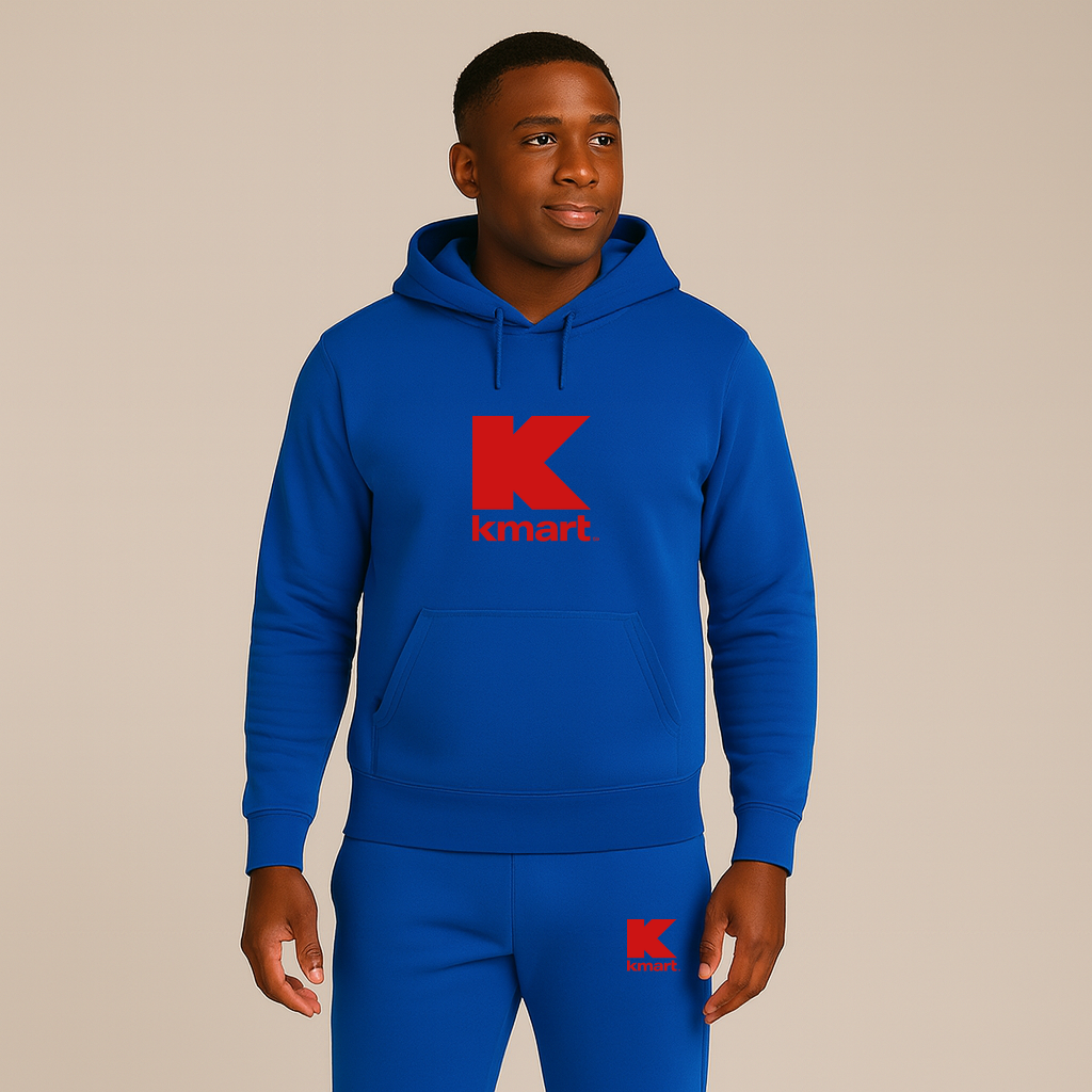 Men's Kmart Logo Hoodie Joggers Set