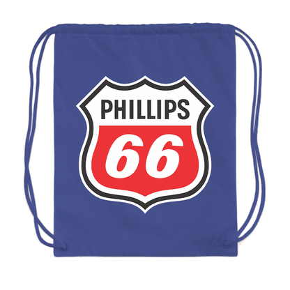 Phillips 66 Gas Station Drawstring Bag