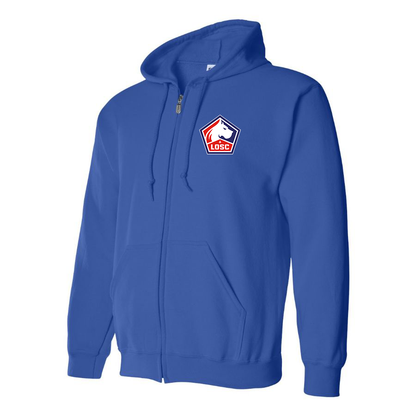 Men's Lille Olympique FC Zipper Hoodie