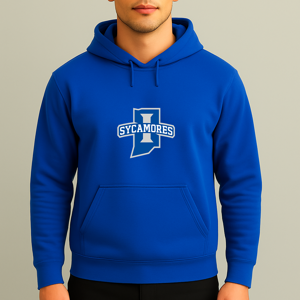Men's Indiana State Sycamores Logo Pullover Hoodie