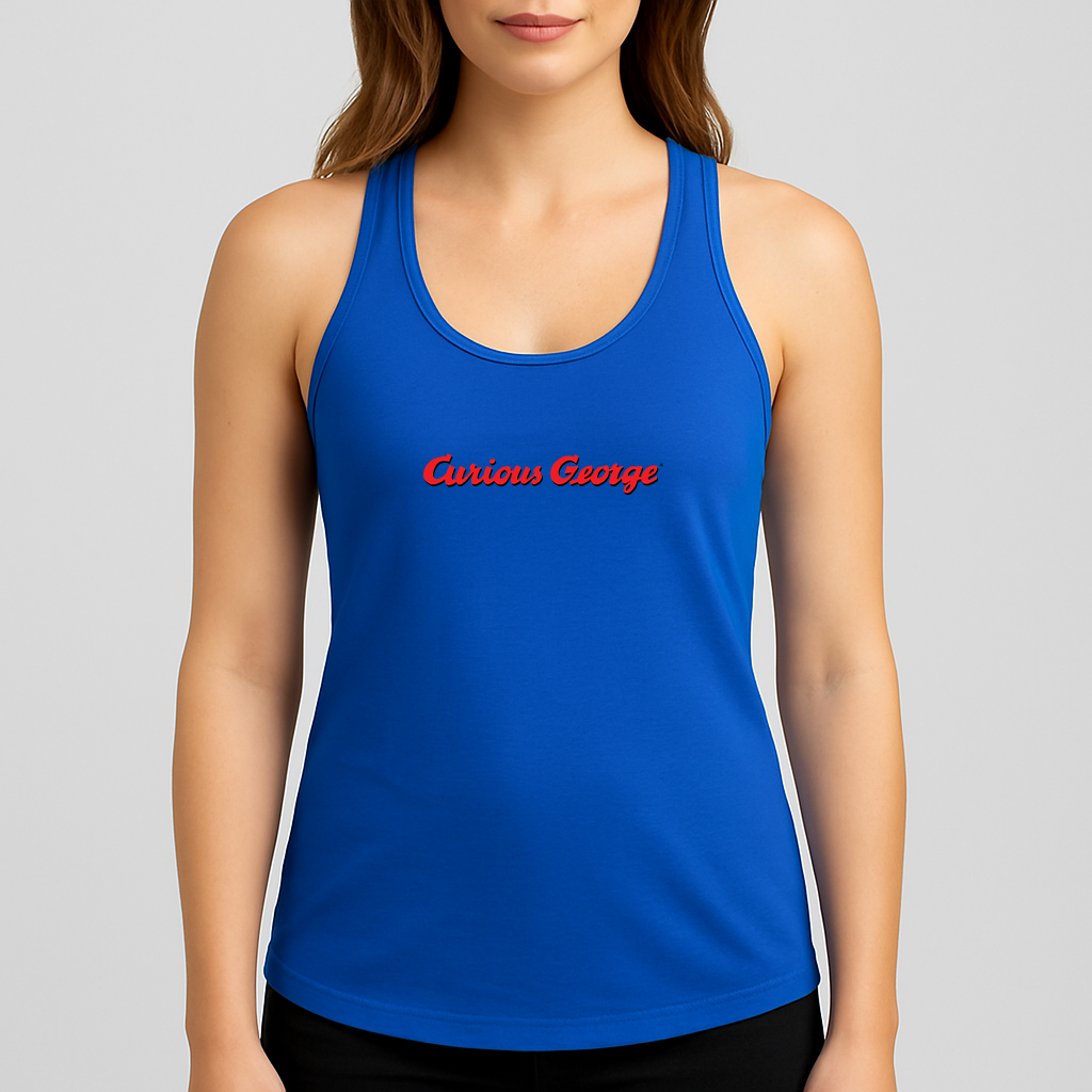 Women's Curious George Racerback Tank Top