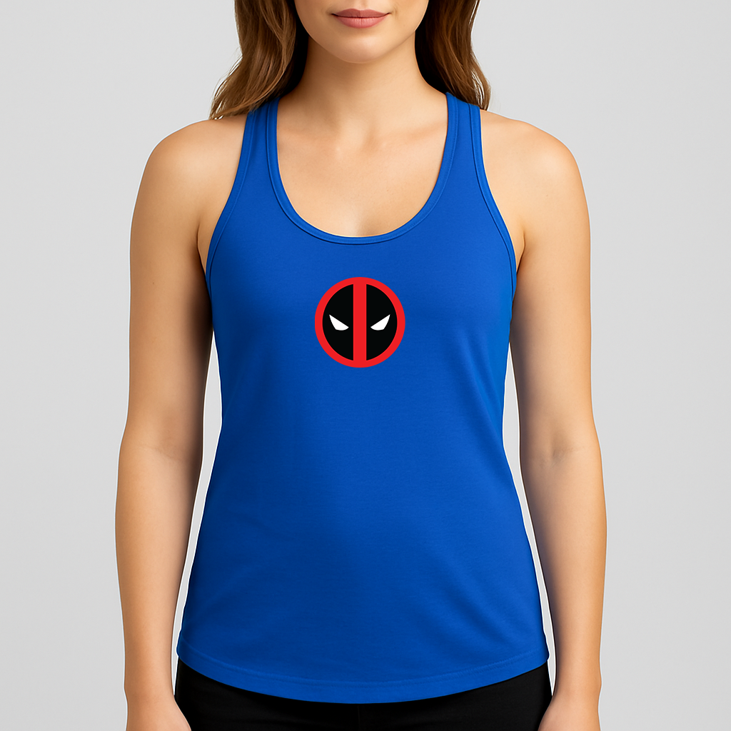 Women's Deadpool Marvel Superhero Racerback Tank Top