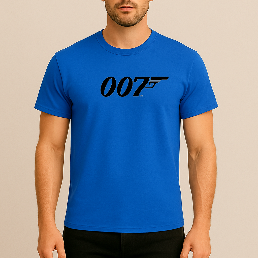Men's 007 James Bond Movie Cotton T-Shirt
