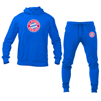 Men's F.C. Bayern Munchen Soccer Logo Hoodie Joggers Set