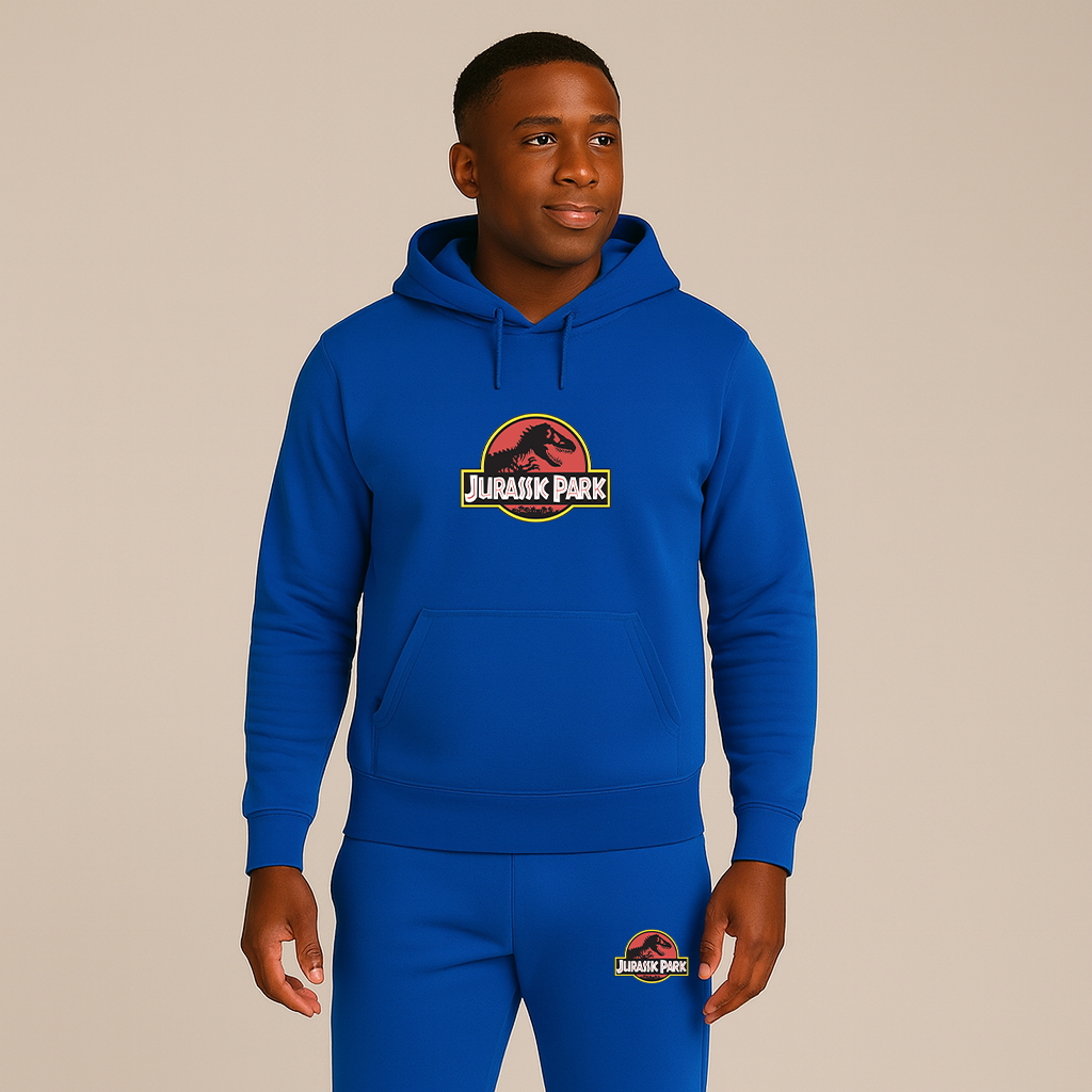 Men's Jurassic Park Movie Hoodie Joggers Set