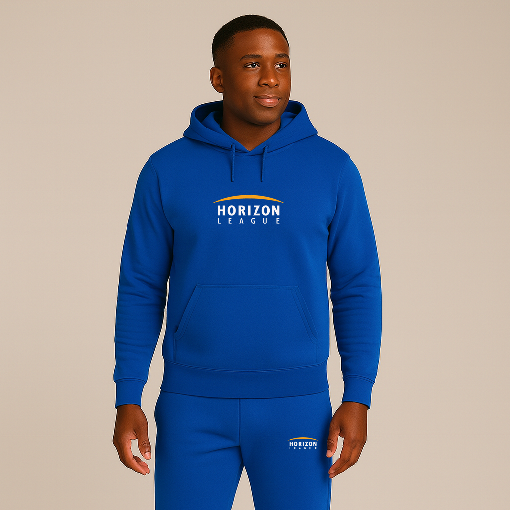 Men's Horizon League Logo Hoodie Joggers Set