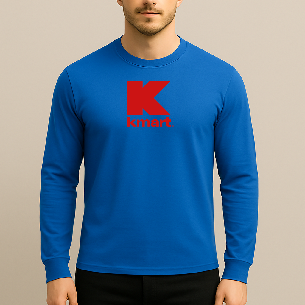 Men's Kmart Logo Long Sleeve T-Shirt
