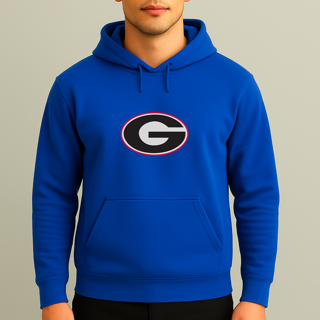 Men's Georgia Bulldogs Logo Pullover Hoodie