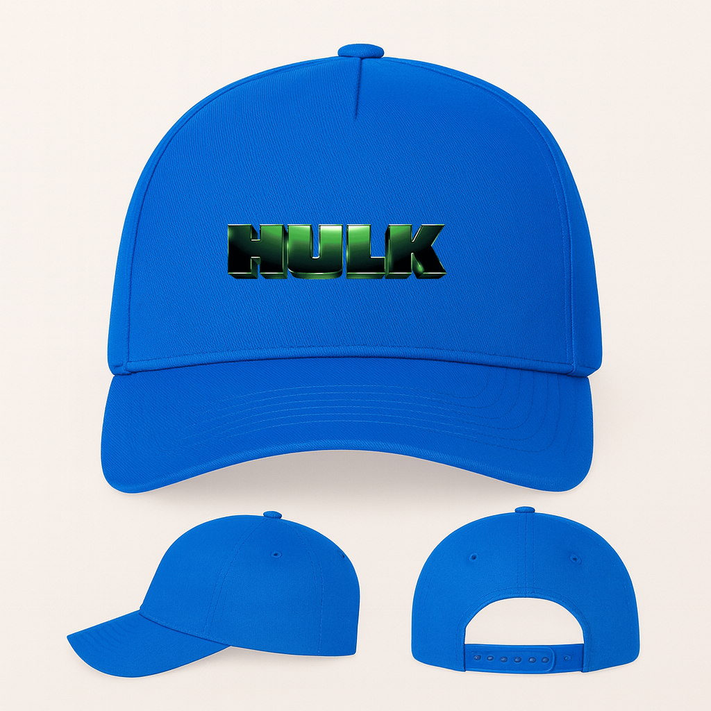 The Hulk Marvel Superhero Five Panel Twill Snapback Cap