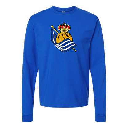Youth Kids Real Sociedad FC Long Sleeve T-Shirt