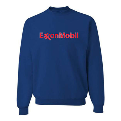 Men's Exxon Mobil Gas Station  Crewneck Sweatshirt