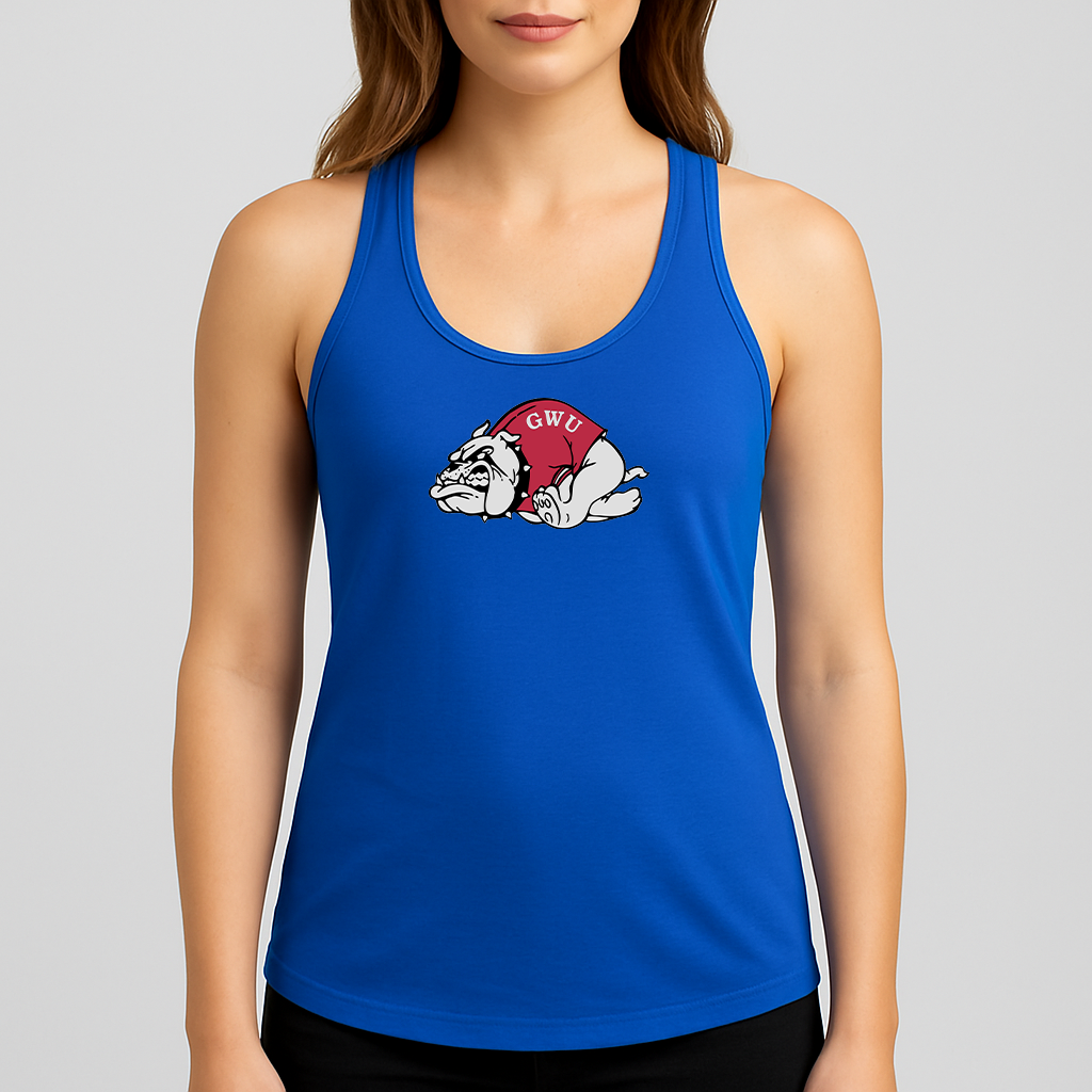 Women's Gardner Webb Bulldogs Logo Next Level Ideal Racerback Tank
