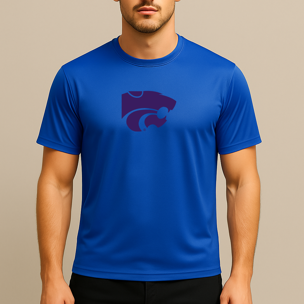 Men's Kansas State Wildcats Logo Polyester T-Shirt