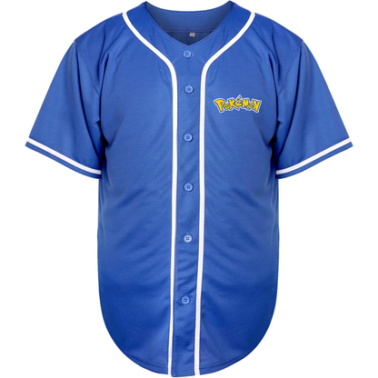 Men's Pokemon Cartoon Baseball Jersey