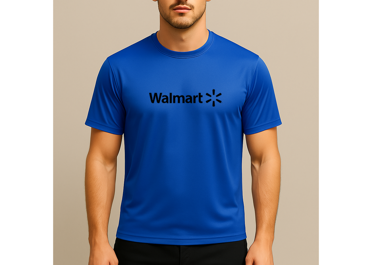 Men's Walmart Logo Polyester T-Shirt
