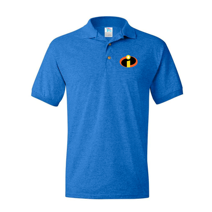 Men's The Incredibles Cartoon Dry Blend Polo