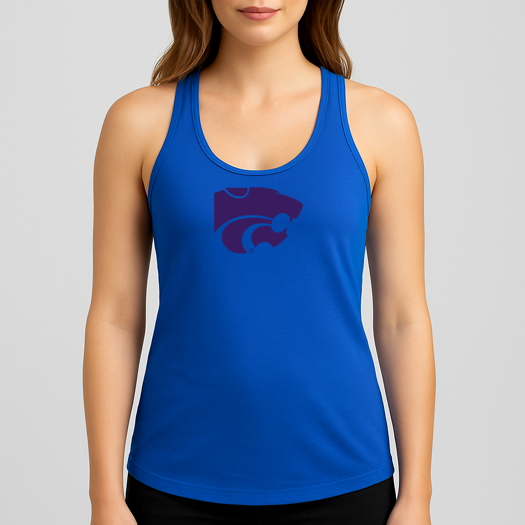 Women's Kansas State Wildcats Logo Next Level Ideal Racerback Tank