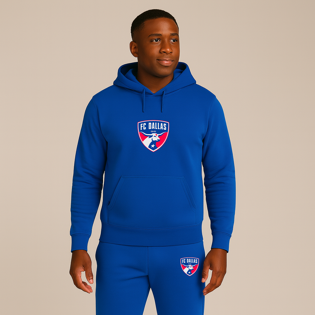 Men's FC Dallas Soccer Logo Hoodie Joggers Set