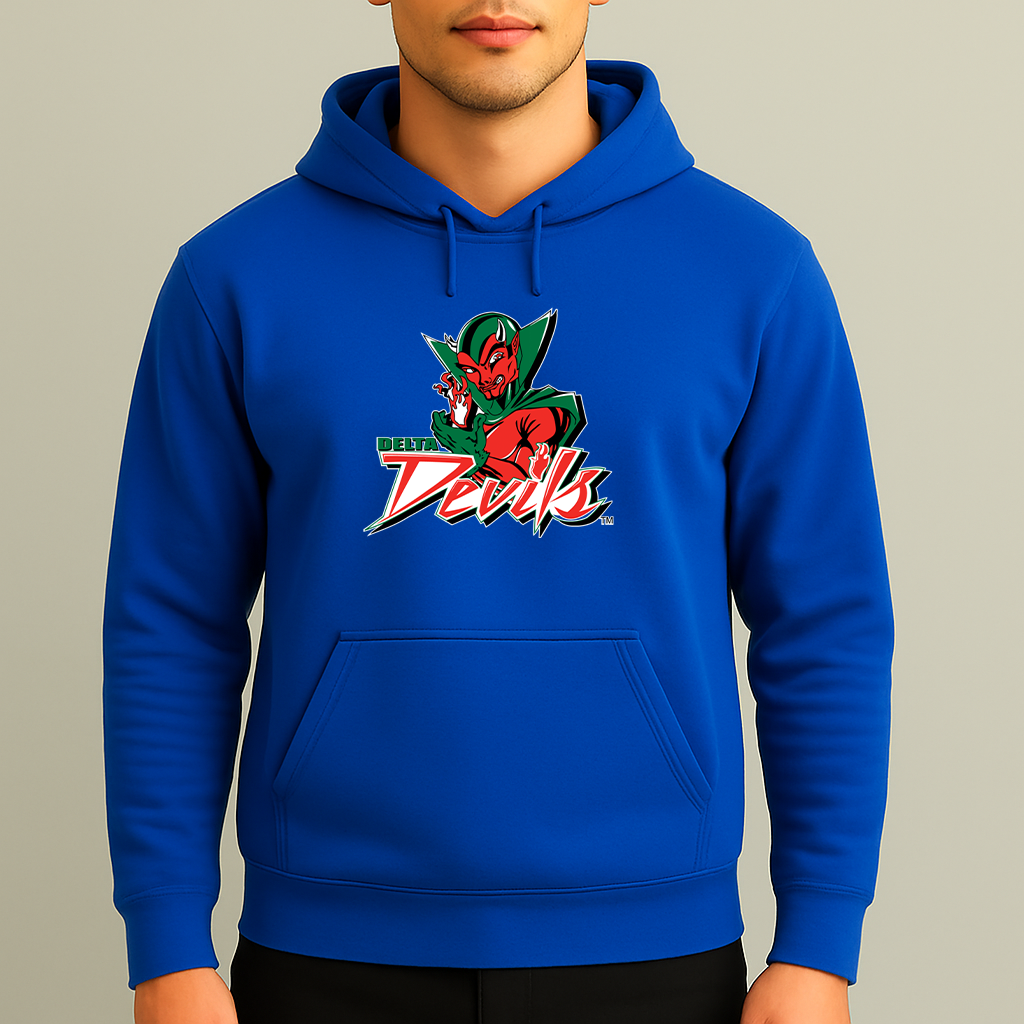Men's MVSU Delta Devils Logo Pullover Hoodie