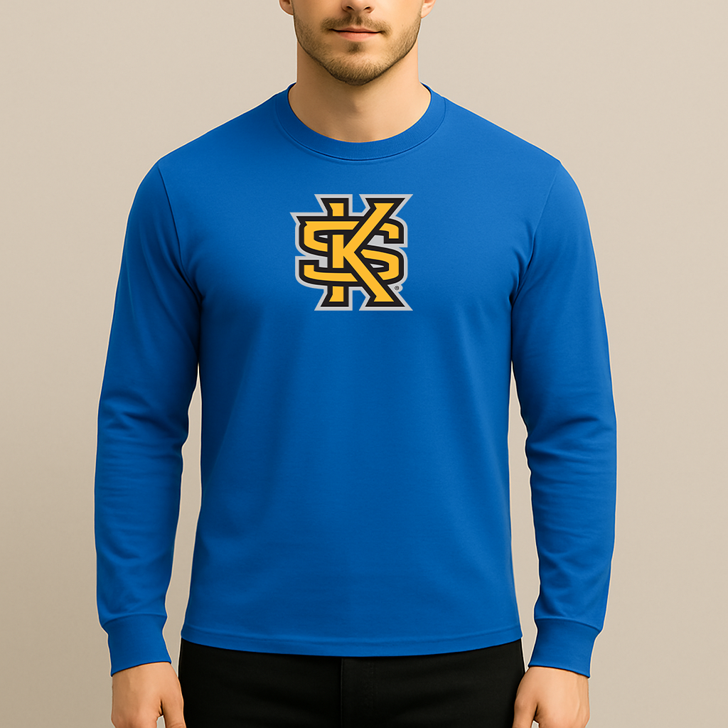 Men's Kennesaw State Owls Logo Long Sleeve T-Shirt