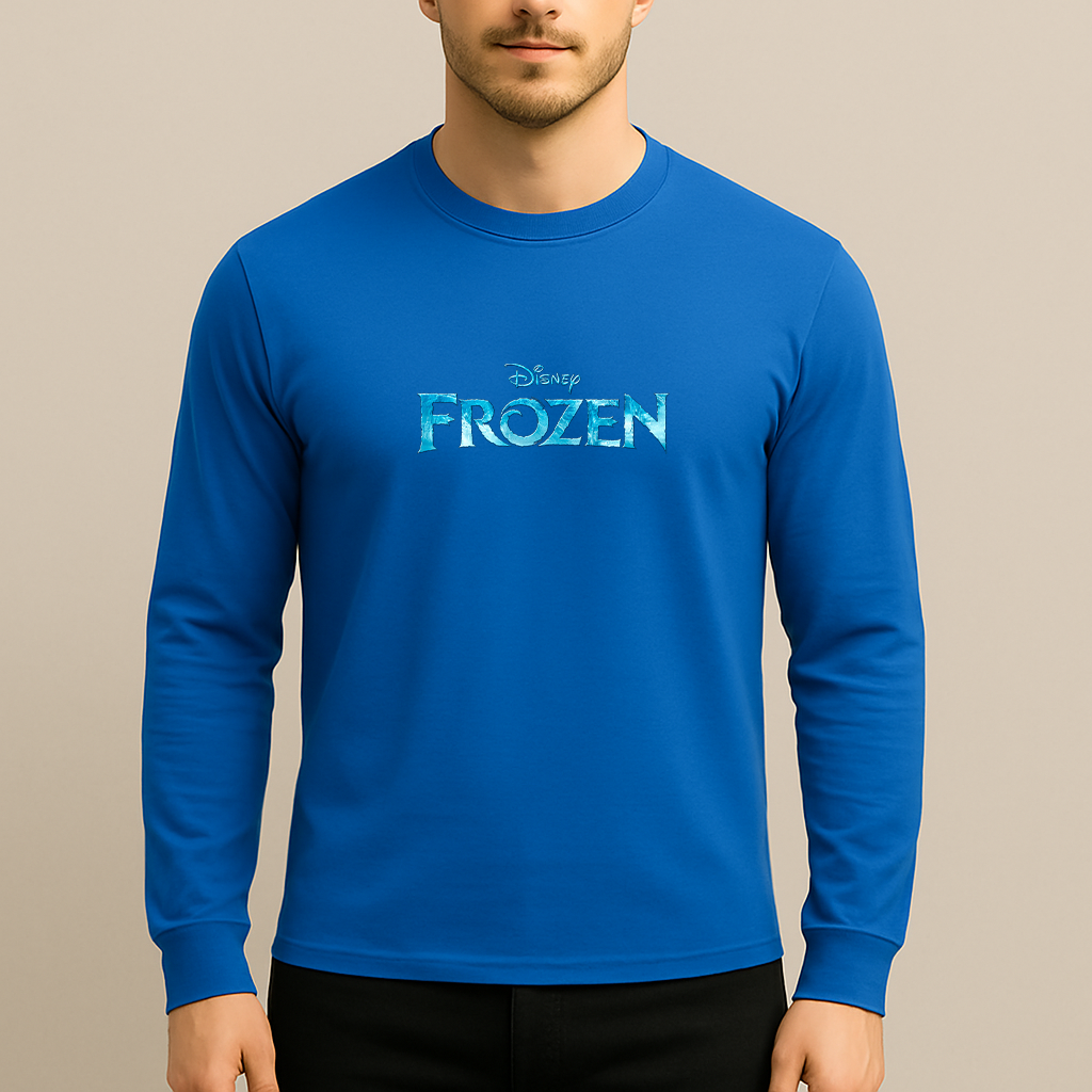 Men's Frozen Disney Long Sleeve T-Shirt