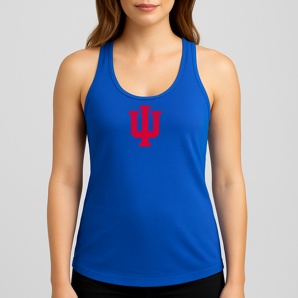 Women's Indiana Hoosiers Logo Next Level Ideal Racerback Tank