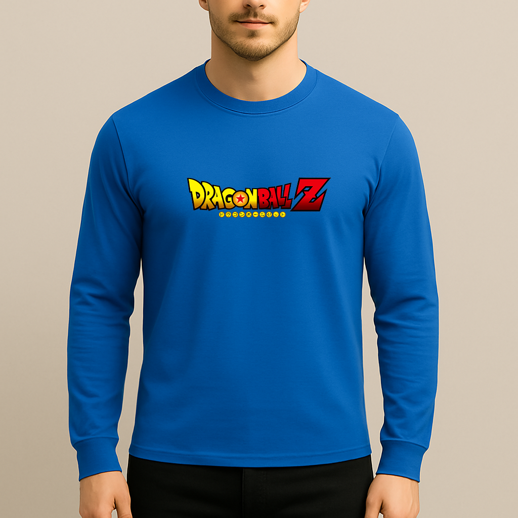 Men's Dragon Ball Z Title Long Sleeve T-Shirt