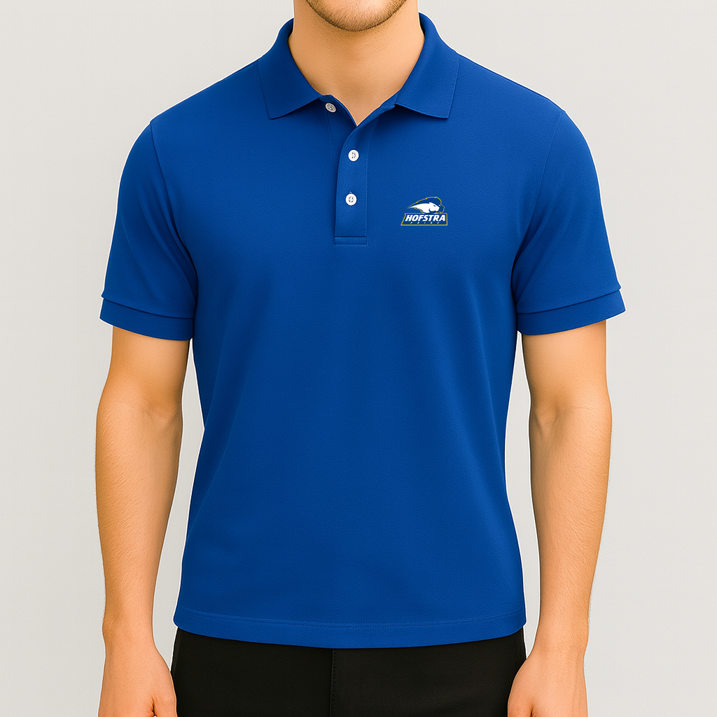 Men's Hofstra Pride Logo Dry Blend Polo