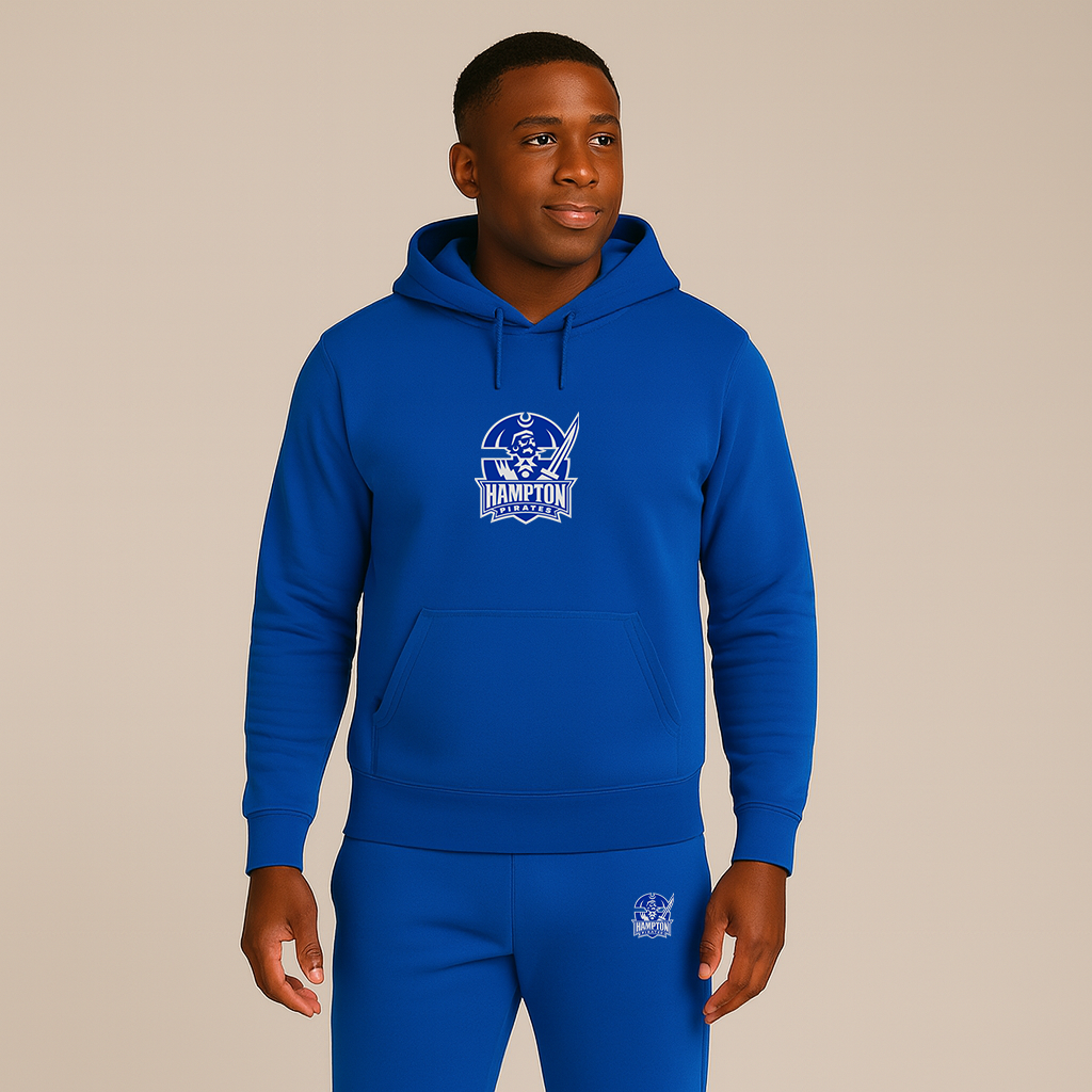 Men's Hampton Pirate Logo Hoodie Joggers Set