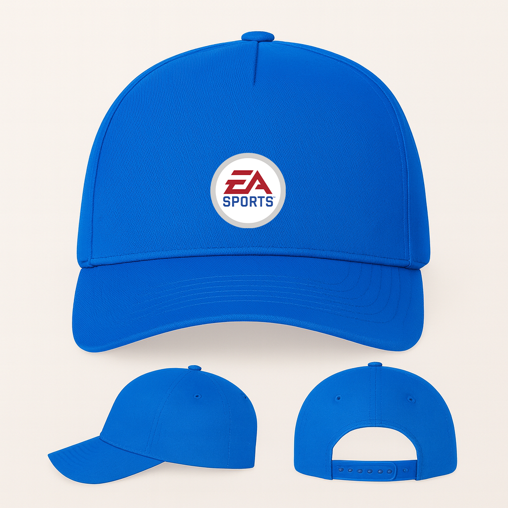 EA SPORTS Logo Five Panel Twill Snapback Cap
