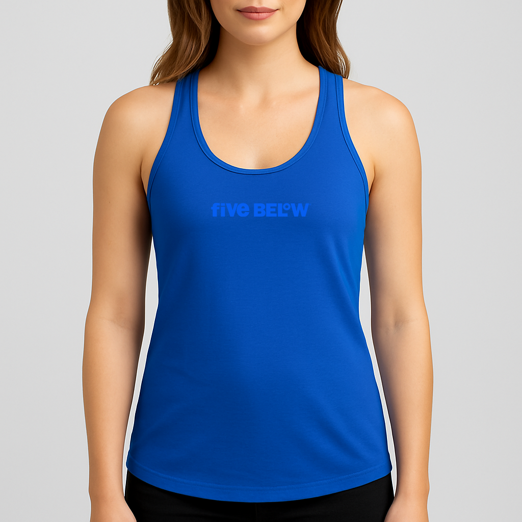 Women's Five Below Logo Next Level Ideal Racerback Tank