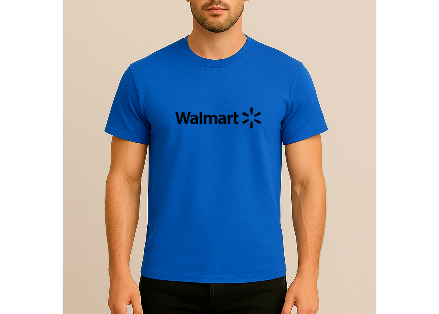 Men's Walmart Logo Cotton T-Shirt