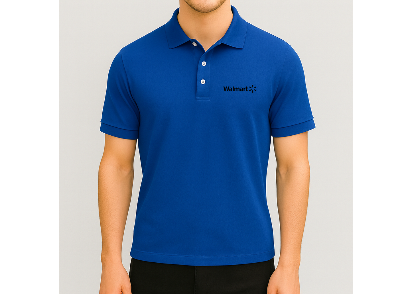 Men's Walmart Logo Dry Blend Polo